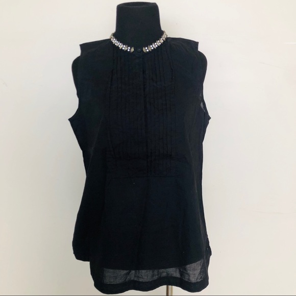 J. Crew jewel neck sleeveless top - Picture 3 of 12